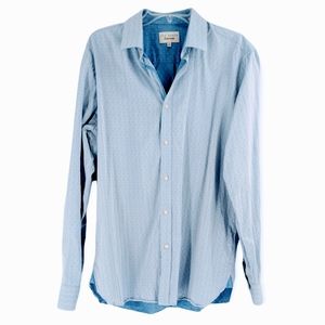 Ted Baker Endurance Blue Button Down Dress Shirt